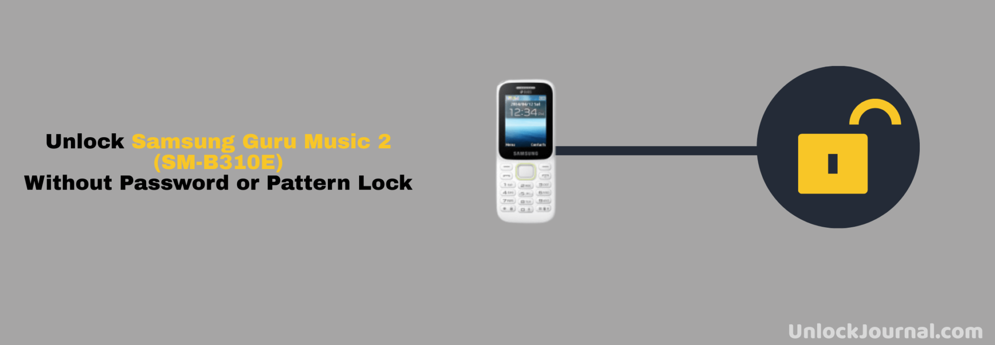 How To Reset and Unlock Samsung Guru Music 2 (SMB310E) with